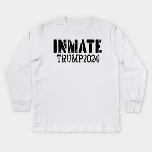 Trump Inmate Kids Long Sleeve T-Shirt